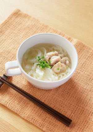 牡蠣だしカップスープフォー-レシピのメイン写真