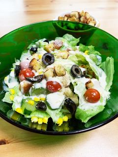 シーザーサラダ-レシピのメイン写真