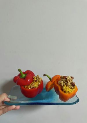 パンプキンサラダ~ハニーナッツ添え~-レシピのメイン写真