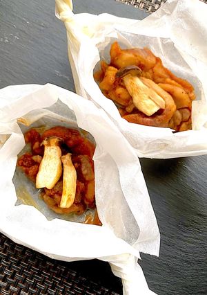 鶏もも肉の紙包香味蒸し　レンジで簡単-レシピのメイン写真