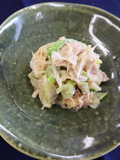 長ねぎとツナの粒マスタード和え-レシピのメイン写真