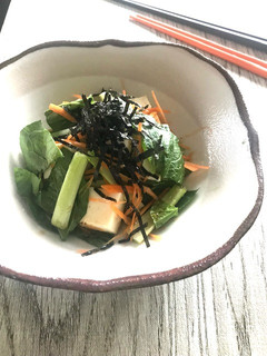 小松菜と豆腐のサラダ-レシピのメイン写真