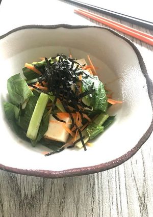 小松菜と豆腐のサラダ-レシピのメイン写真
