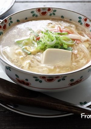 カニカマ&豆腐で作る✨さっぱり中華スープ-レシピのメイン写真