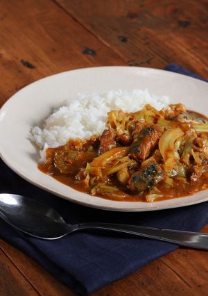 【農家の無骨メシ】鯖缶キャベツカレー-レシピのメイン写真