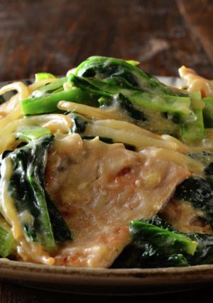 豚肉ソテーのみるく生姜あんかけ-レシピのメイン写真