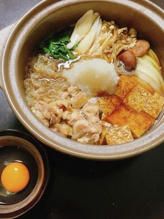 おろしでさっぱり!鶏のすき焼き風みぞれ鍋-レシピのメイン写真