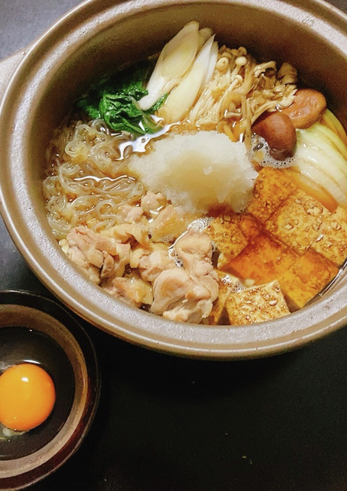 おろしでさっぱり！鶏のすき焼き風みぞれ鍋-レシピのメイン写真