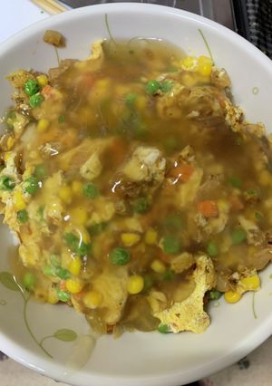 簡単。ベジタブルミックス天津飯-レシピのメイン写真