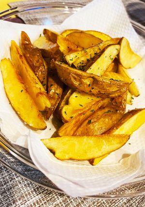 簡単カリカリほくほく揚げ焼きポテト-レシピのメイン写真