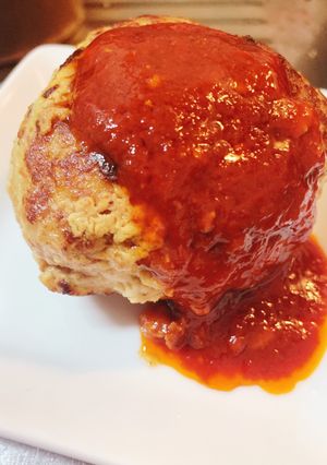 出来上がりまでフライパンだけ！ハンバーグ-レシピのメイン写真