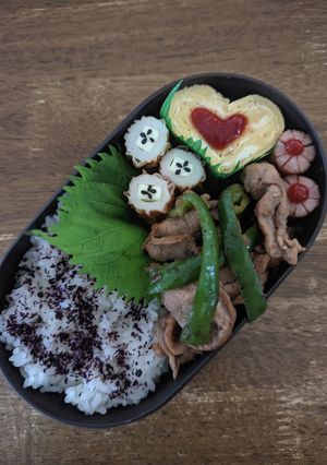 JK☆豚こま肉の生姜焼き弁当♪-レシピのメイン写真
