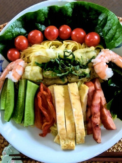 焼きなす冷麺-レシピのメイン写真