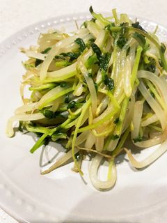 豆苗ともやしの炒め物-レシピのメイン写真