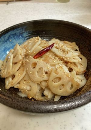 レンコンのきんぴら　白だし風味-レシピのメイン写真