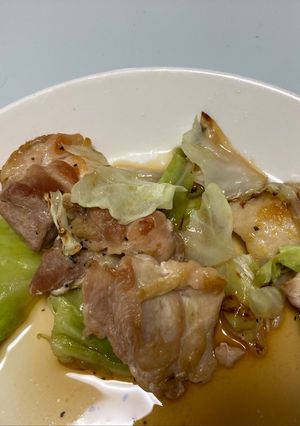 鶏肉とキャベツの炒め物-レシピのメイン写真