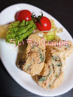 大葉と明太マヨの卵焼き-レシピのメイン写真