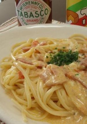 フレッシュトマトのカルボナーラ-レシピのメイン写真
