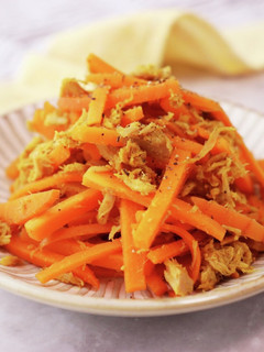 スパイス香る!わが家のにんじんしりしり-レシピのメイン写真