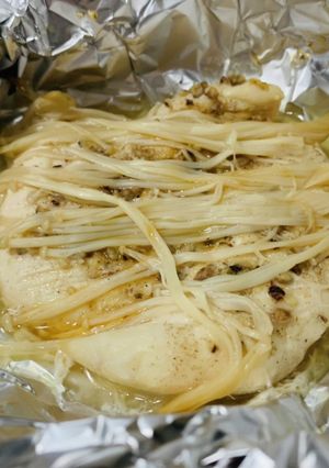 鳥胸肉のホイル焼き-レシピのメイン写真