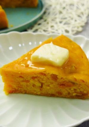 炊飯器で簡単！濃厚しっとりかぼちゃケーキ-レシピのメイン写真