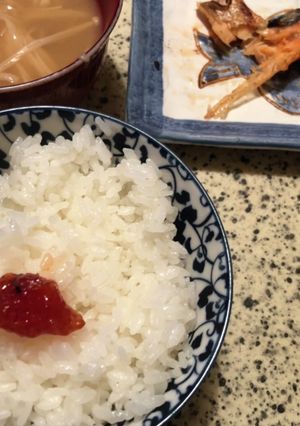 新米といえば塩鮭焼いて筋子(^^♪-レシピのメイン写真