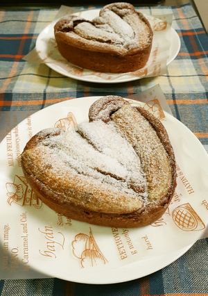 HMで♡ココア入りバナナケーキ♡卵不使用-レシピのメイン写真