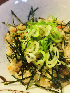 たきこみごはん●ネギ海苔のトッピング-レシピのメイン写真