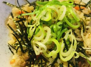 たきこみごはん●ネギ海苔のトッピング-レシピのメイン写真