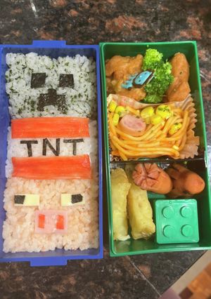 マイクラキャラ弁-レシピのメイン写真