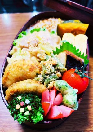 キャベツと鶏肉の味噌炒め弁当♡-レシピのメイン写真