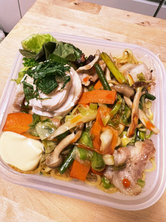 お野菜もりもり☆にんにく塩味焼きそば弁当-レシピのメイン写真