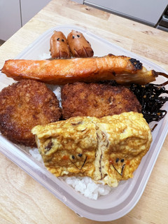 サクサクっカレー味のメンチカツ☆海苔弁当-レシピのメイン写真