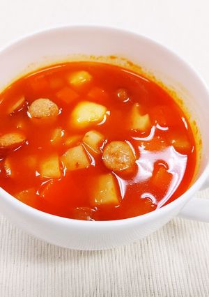 簡単！野菜たっぷり根菜ミネストローネ-レシピのメイン写真