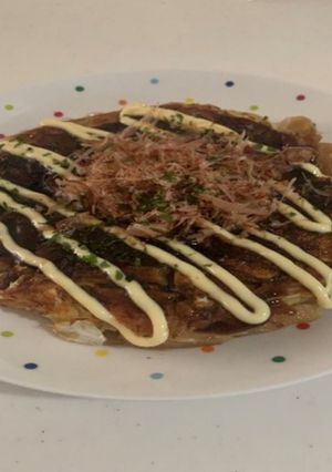う米めん入りチーズお好み焼き-レシピのメイン写真