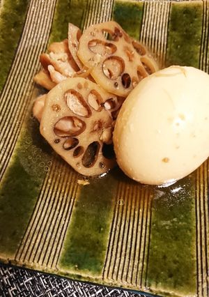 蓮根と鶏親子煮-レシピのメイン写真