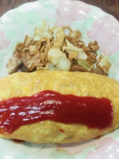オム焼きそばとオムライスのコツ-レシピのメイン写真