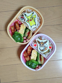 お弁当 双子 記録用⒀-レシピのメイン写真