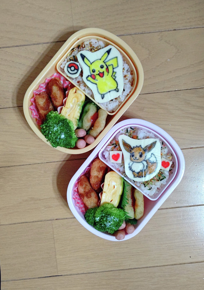お弁当 双子 記録用⒀-レシピのメイン写真