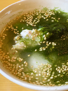 入れるだけ！すじ青のりと鶏ささみのスープ-レシピのメイン写真