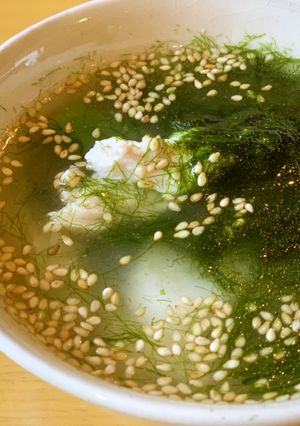 入れるだけ！すじ青のりと鶏ささみのスープ-レシピのメイン写真