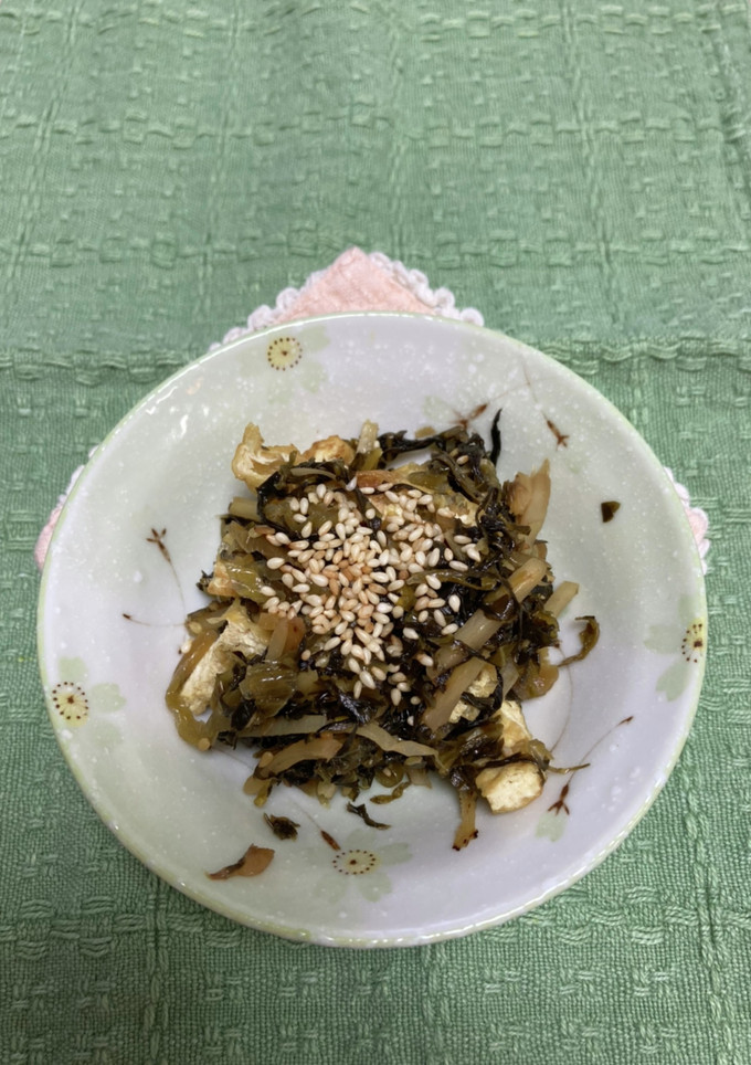油揚げと高菜の炒め合わせ-レシピのメイン写真
