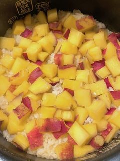 【覚書】秋の味覚さつまいもごはん-レシピのメイン写真