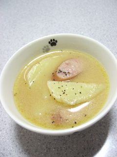 ちょっと洋風☆ジャーマンポテト味噌汁♪-レシピのメイン写真