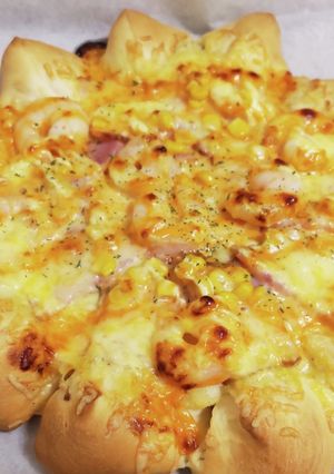 ミミがカルツォーネのピザ＊星形スターピザ-レシピのメイン写真