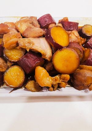 鶏肉とさつまいもの甘辛煮-レシピのメイン写真