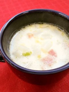 【松戸特産】長ねぎとかぶの豆乳スープ-レシピのメイン写真