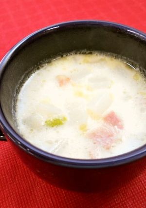【松戸特産】長ねぎとかぶの豆乳スープ-レシピのメイン写真