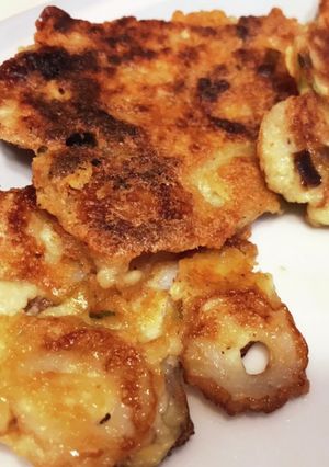 ちくわチーズ豆腐のお焼き-レシピのメイン写真