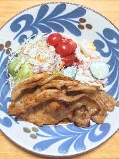 町中華の豚ロース肉(生姜焼き用)味噌焼き-レシピのメイン写真